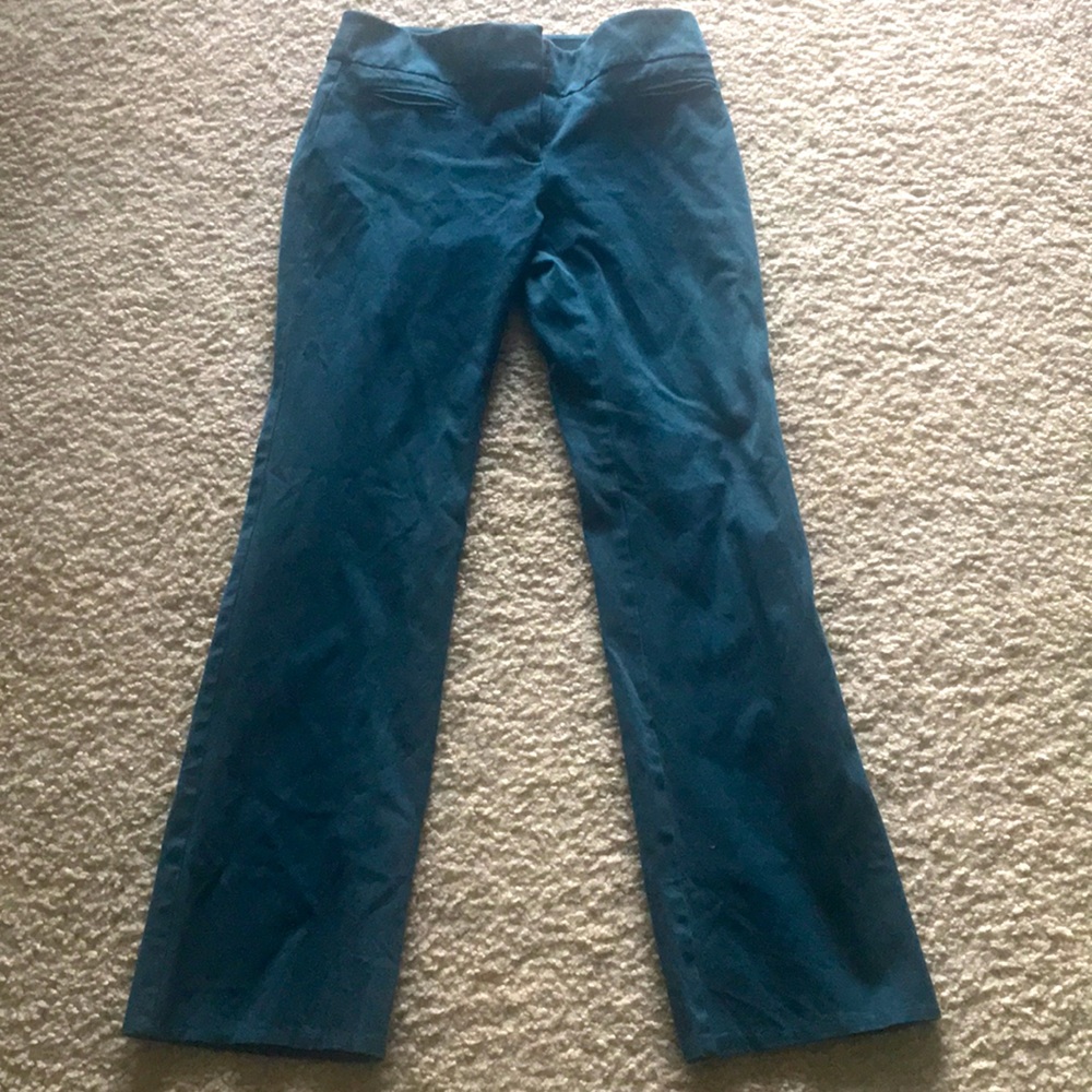 Ann Taylor Loft dark blue work pants